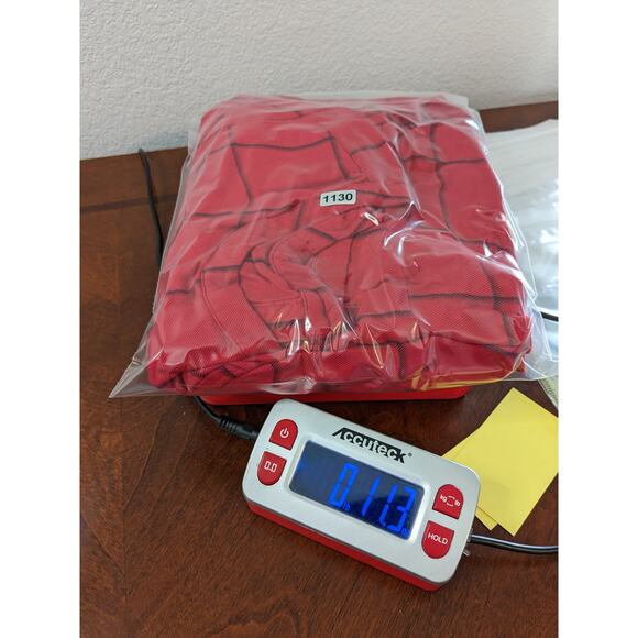 A New Day Windowpane Dress XL Red Belt Tie Stretchy Waist Classic Pockets Plaid - Picture 10 of 11